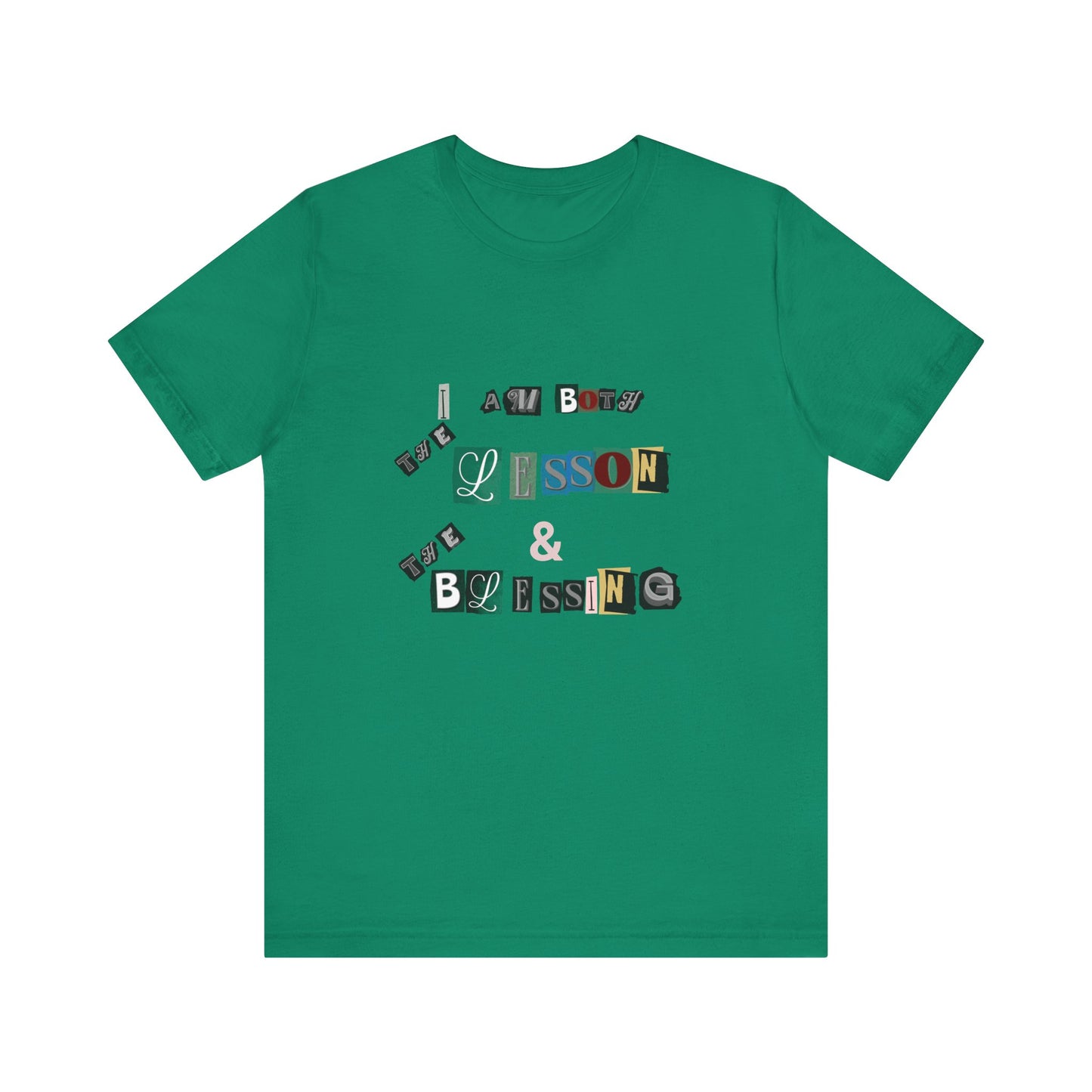 Power of Words Motivational Tee-- Lesson and Blessing