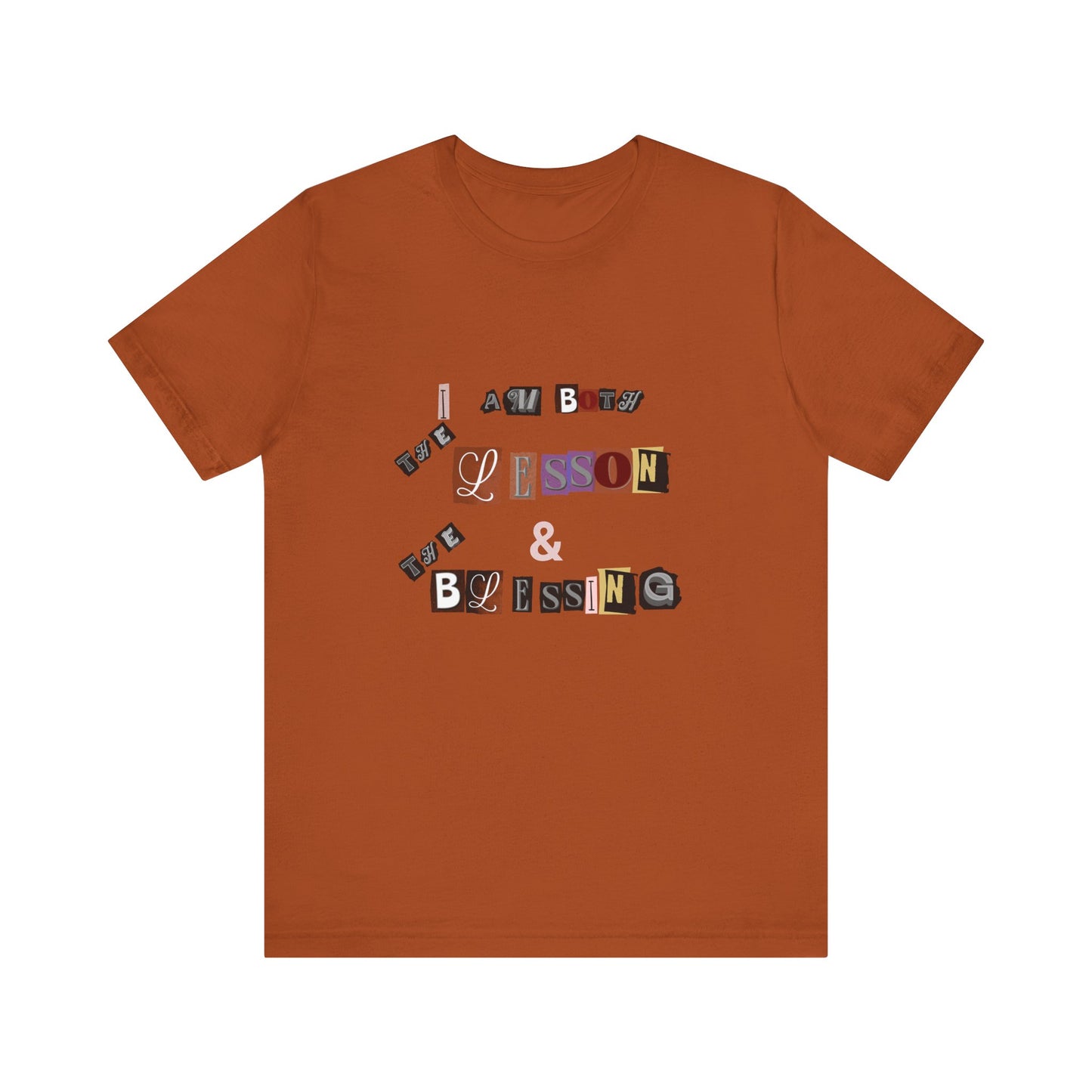Power of Words Motivational Tee-- Lesson and Blessing