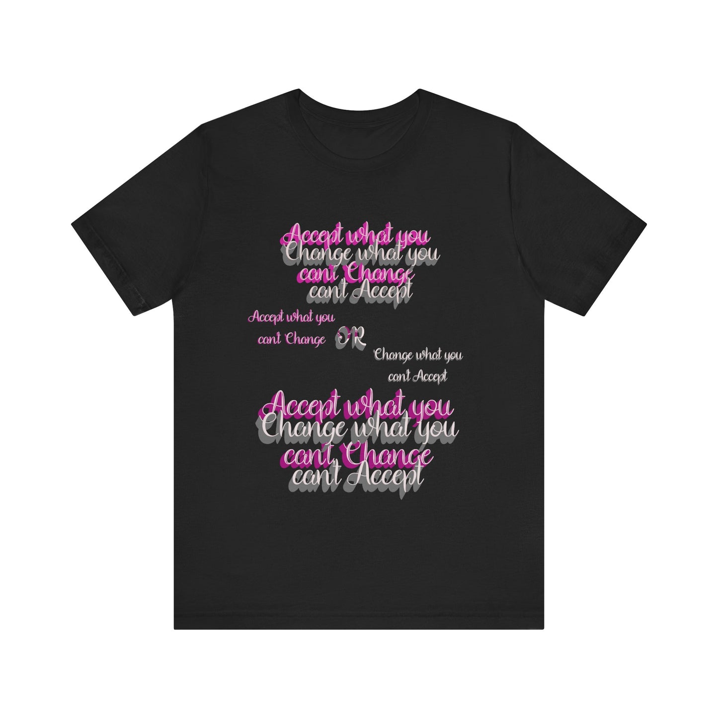 Power of Words Motivational Tee- Acceptance