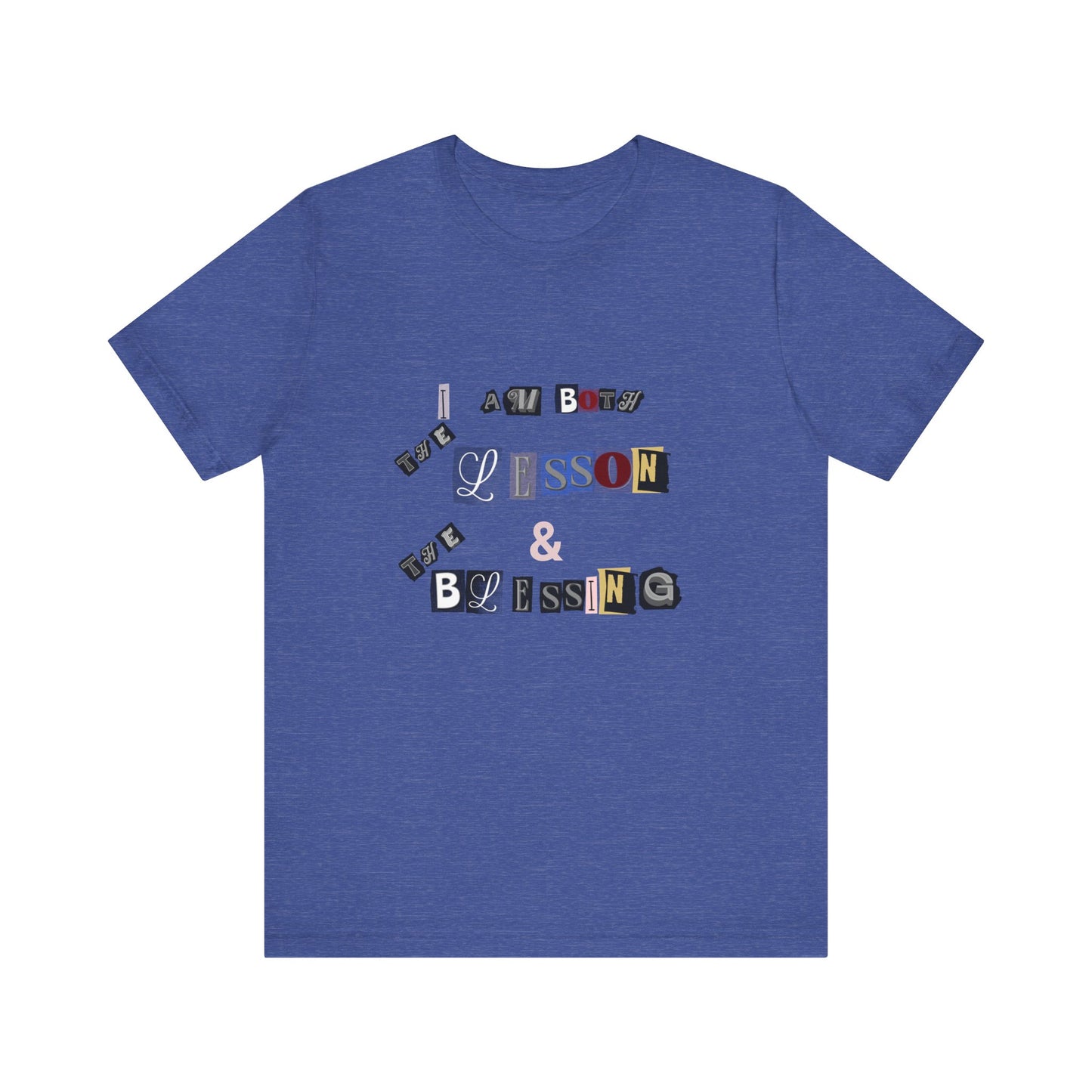 Power of Words Motivational Tee-- Lesson and Blessing