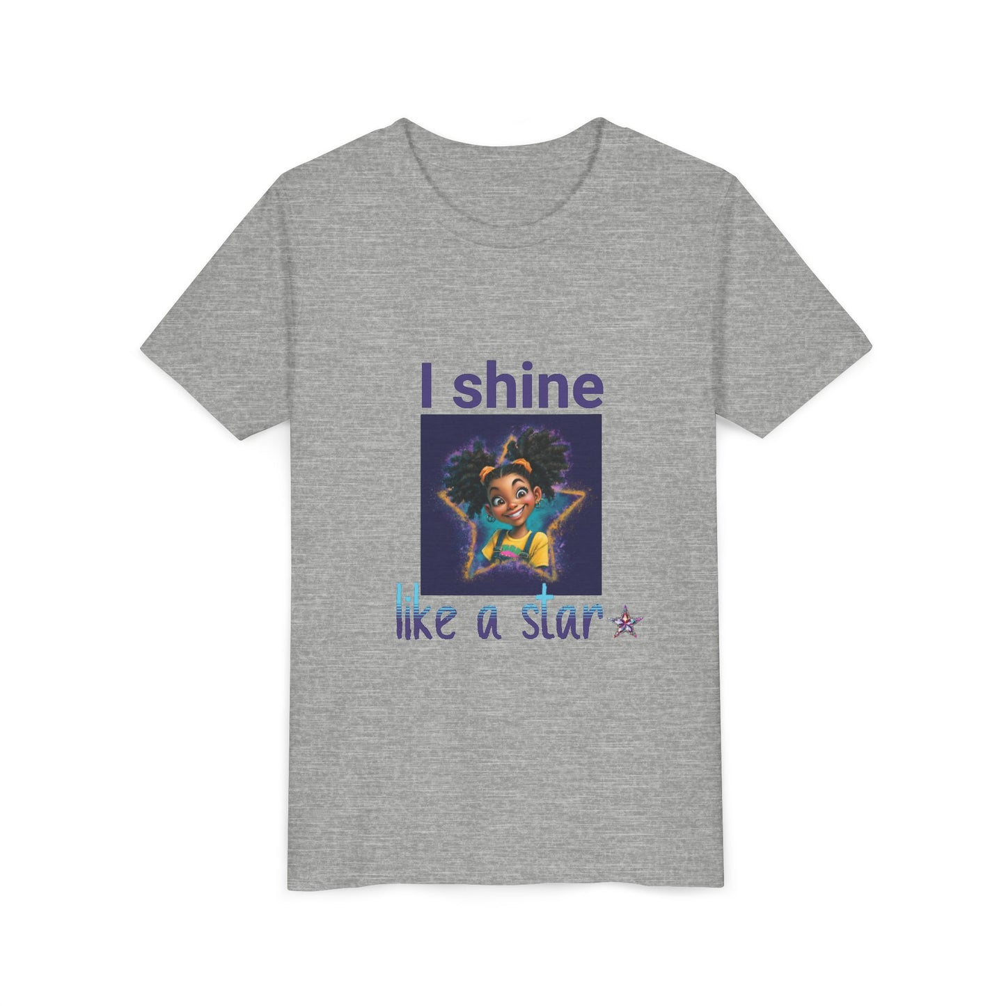 Youth Tee - Black Girl Empowerment Top, Confidence T-Shirt