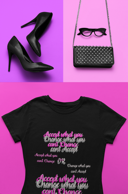 Power of Words Motivational Tee- Acceptance