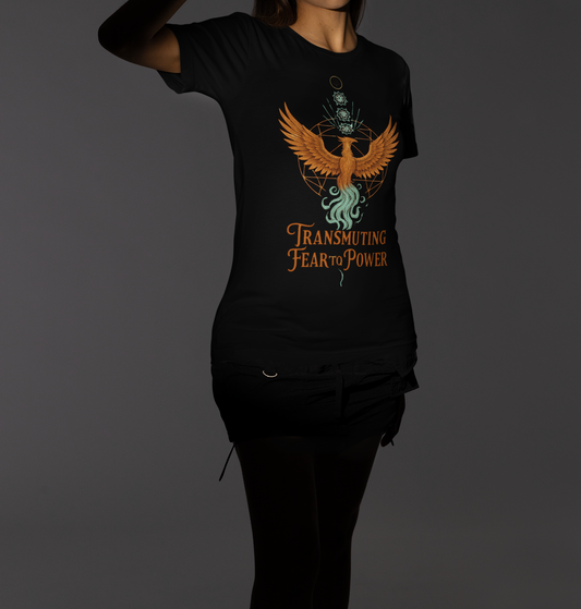 Transmuting Fear to Power Tee ⚡🖤