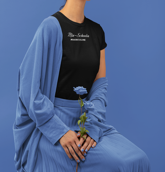 Masculine Tee | Ma Schoolin Unisex Garment-Dyed T-shirt for Birthday Gift and Everyday Wear