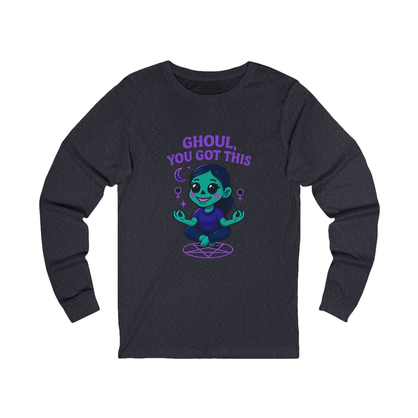 Ghoul You Got This Tee | Mental Health Halloween Unisex Jersey Long Sleeve Shirt