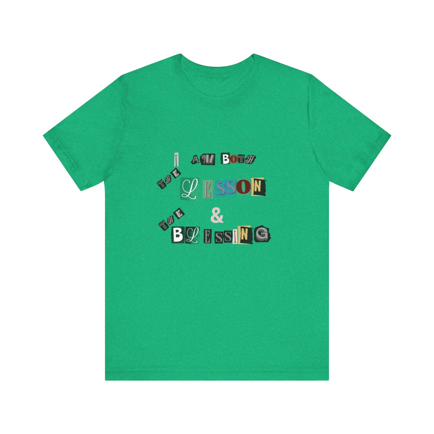 Power of Words Motivational Tee-- Lesson and Blessing