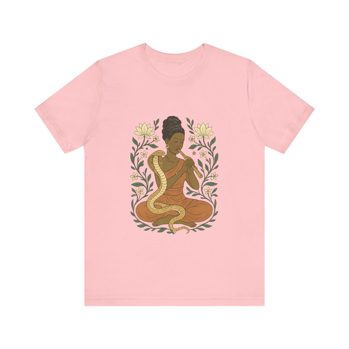 🐍 Snake Charmer Meditative Tee – Flow. Transform. Align.