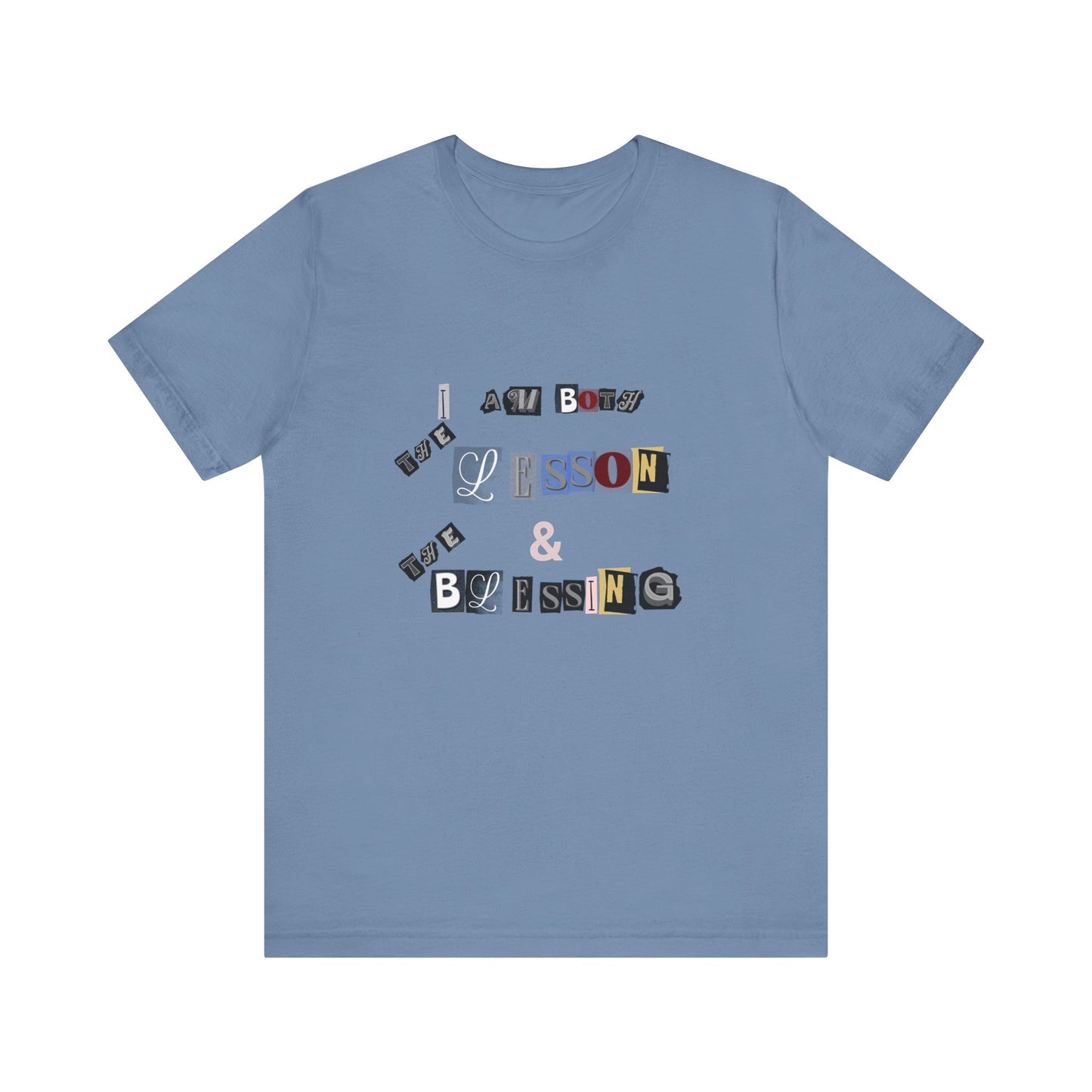 Power of Words Motivational Tee-- Lesson and Blessing