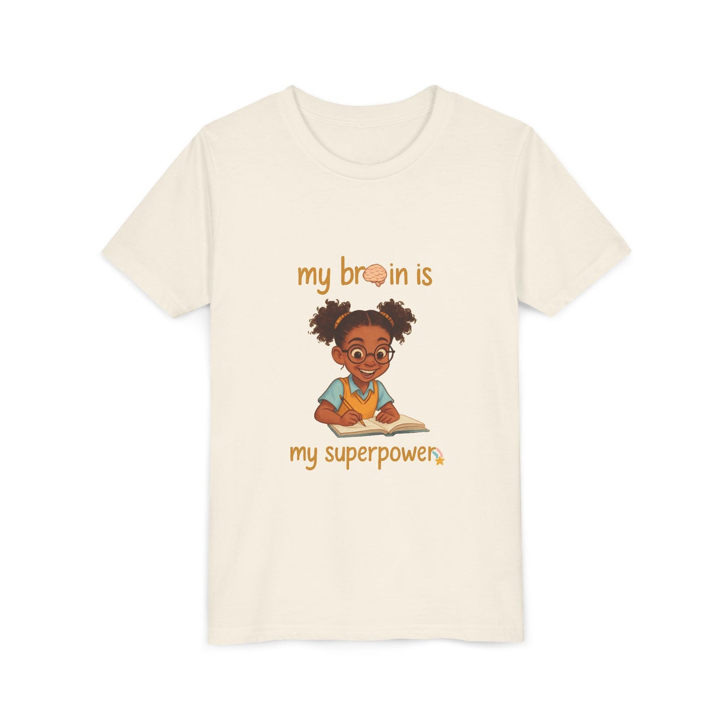 Youth Tee - Black Girl Empowerment Top, Confidence T-Shirt