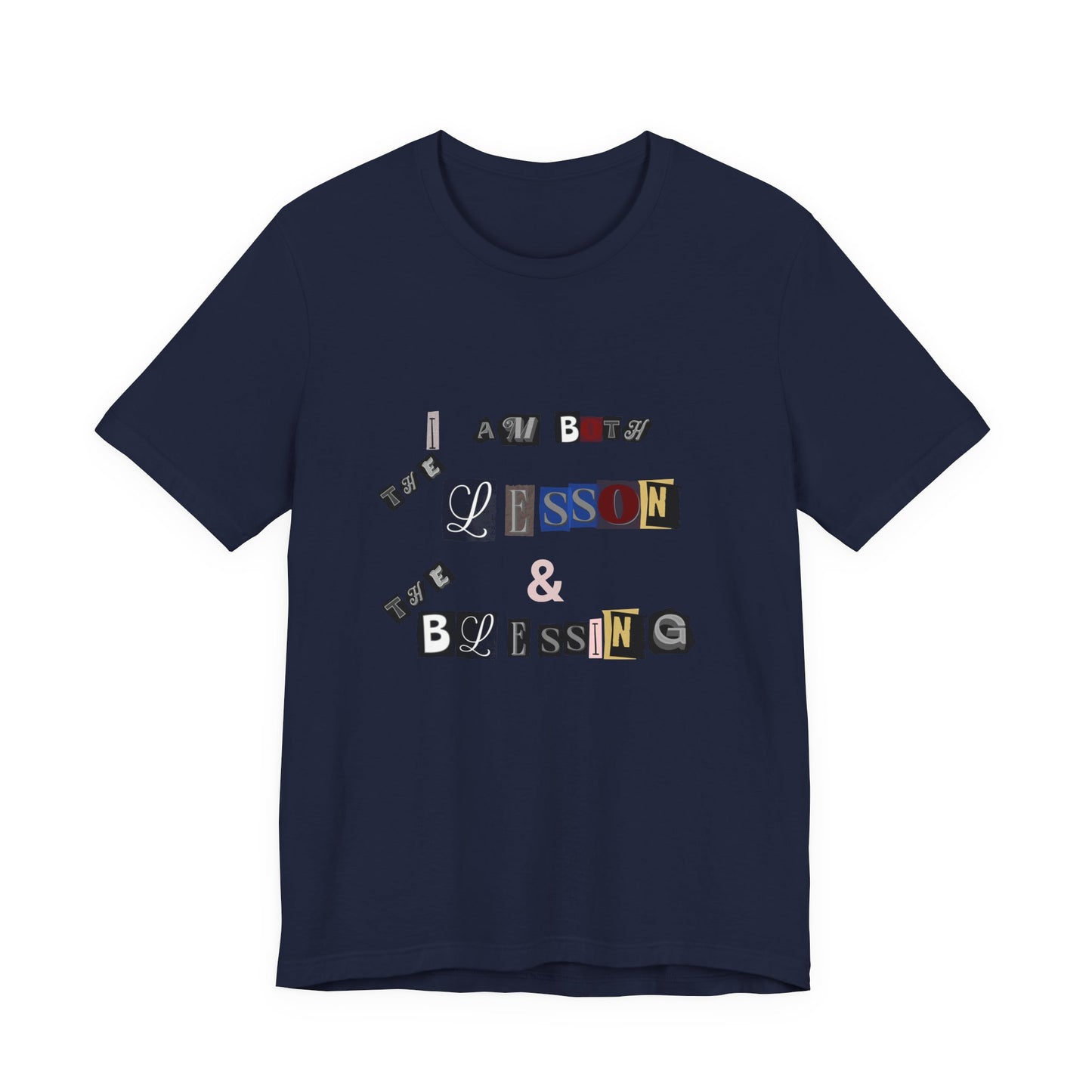 Power of Words Motivational Tee-- Lesson and Blessing
