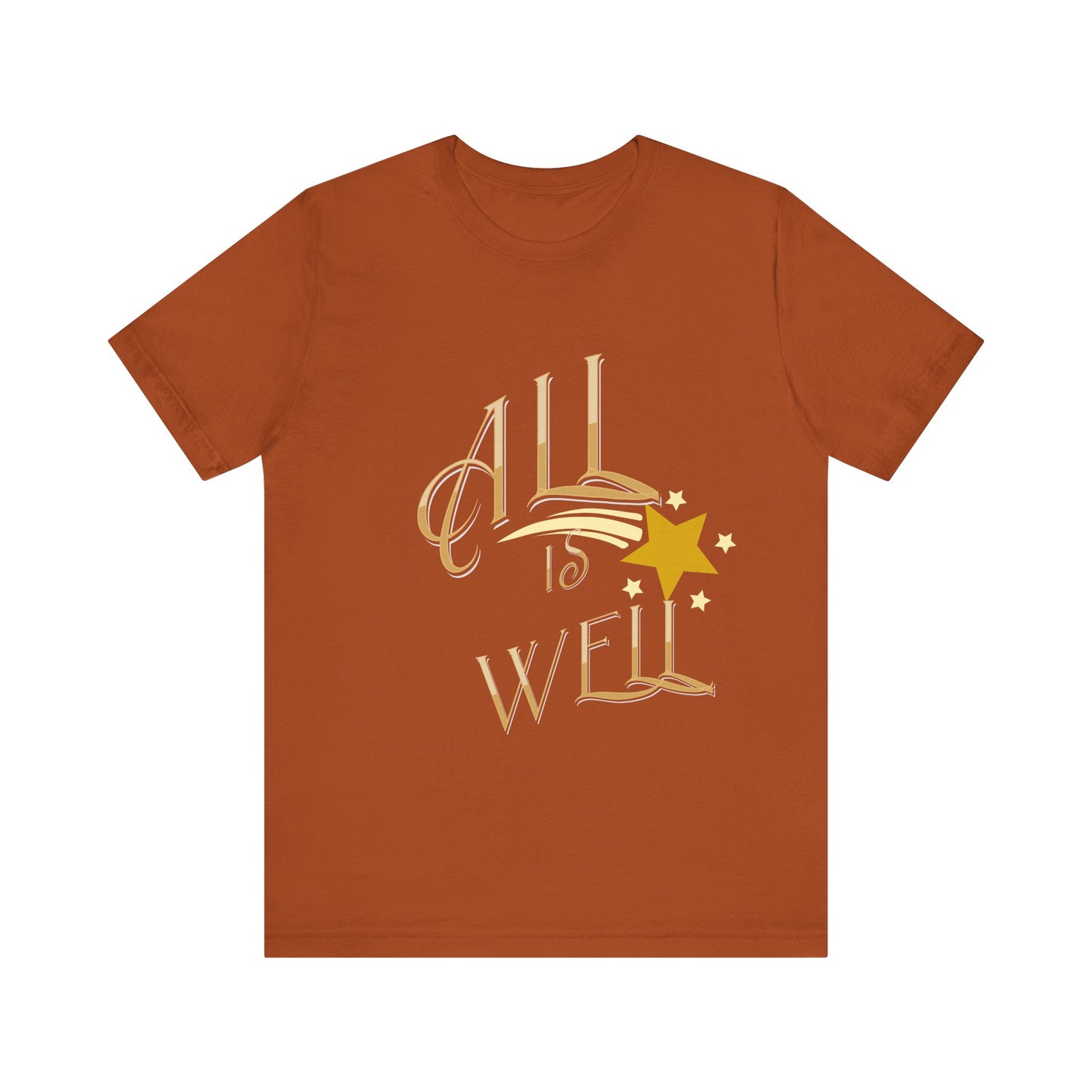 Motivational Tee: The Affirmations Collection -- All Is Well