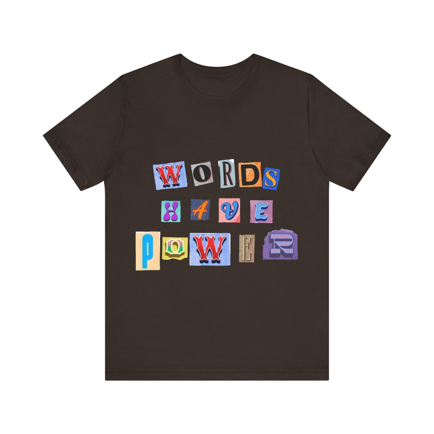 Power of Words Motivational Tee-- Words Have Power