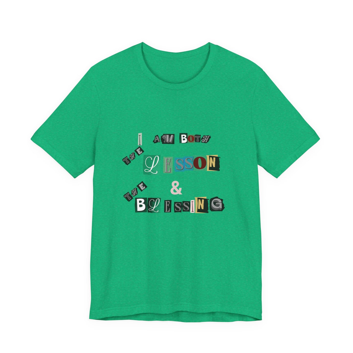 Power of Words Motivational Tee-- Lesson and Blessing