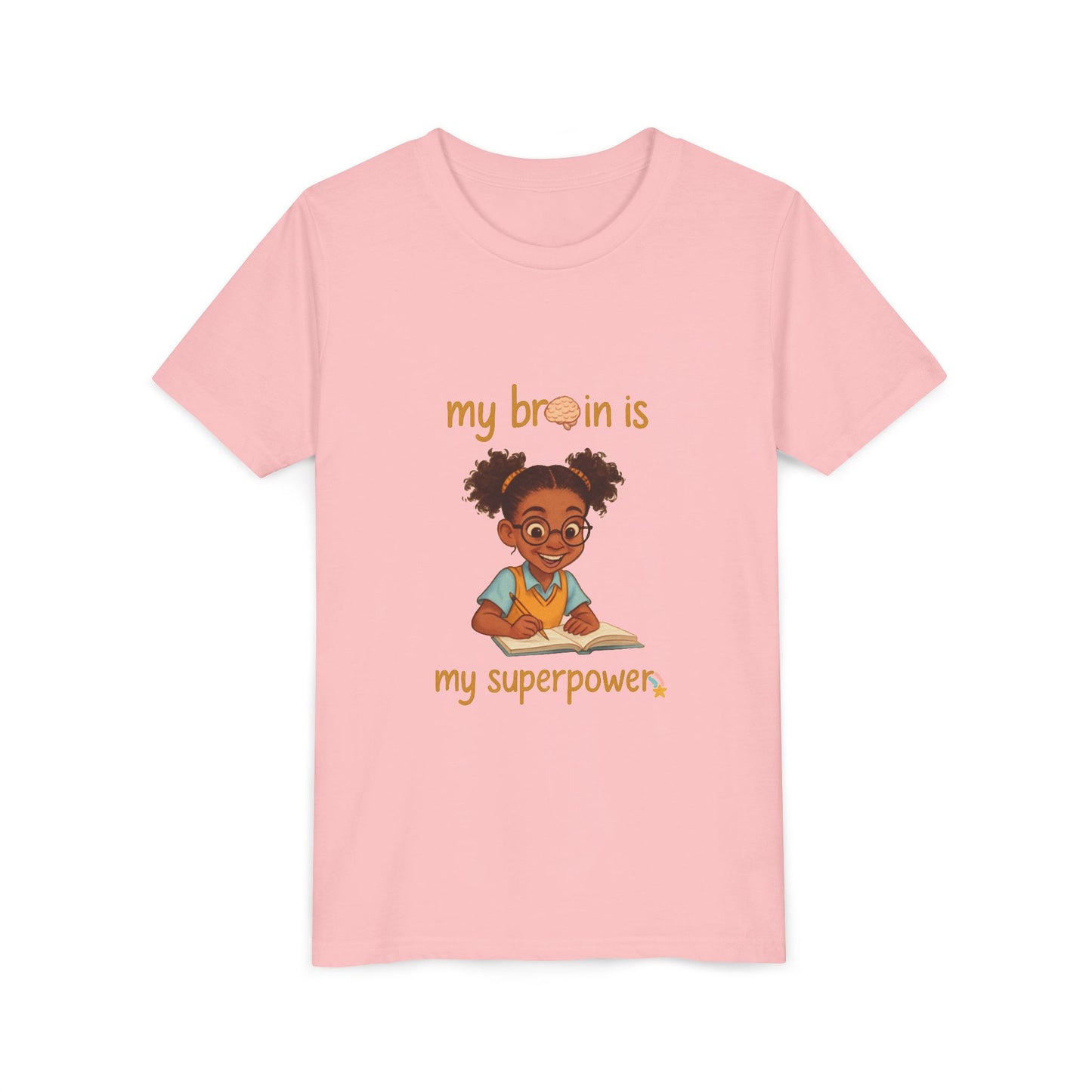 Youth Tee - Black Girl Empowerment Top, Confidence T-Shirt