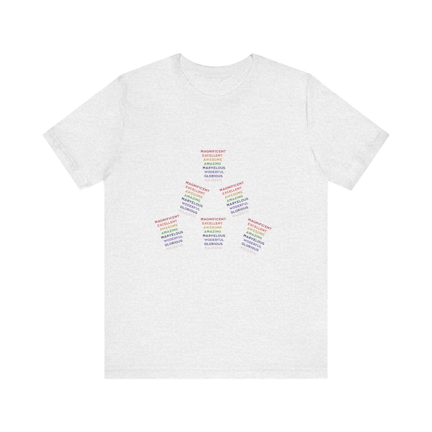 Power of Words Motivational Tee-- Magnificent