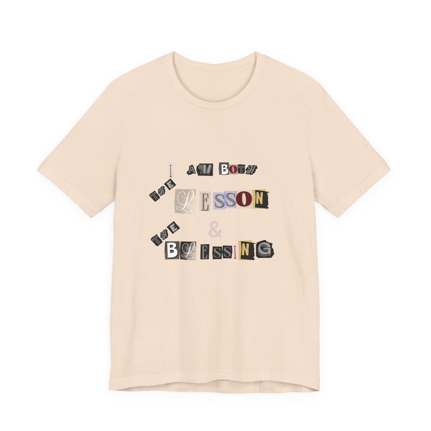 Power of Words Motivational Tee-- Lesson and Blessing