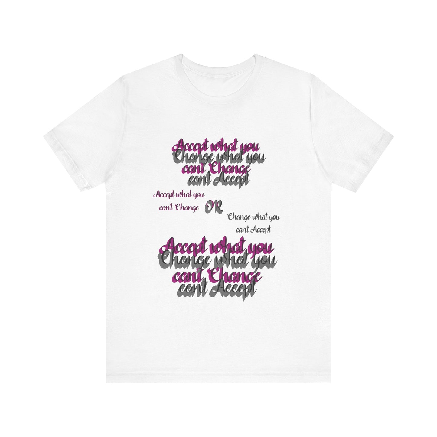 Power of Words Motivational Tee- Acceptance