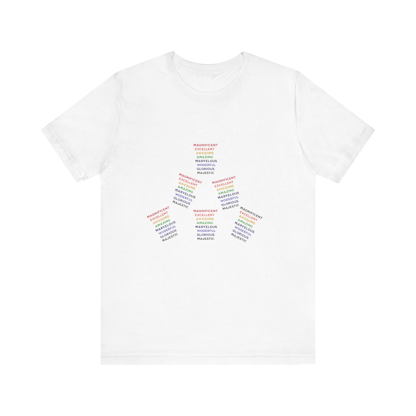 Power of Words Motivational Tee-- Magnificent