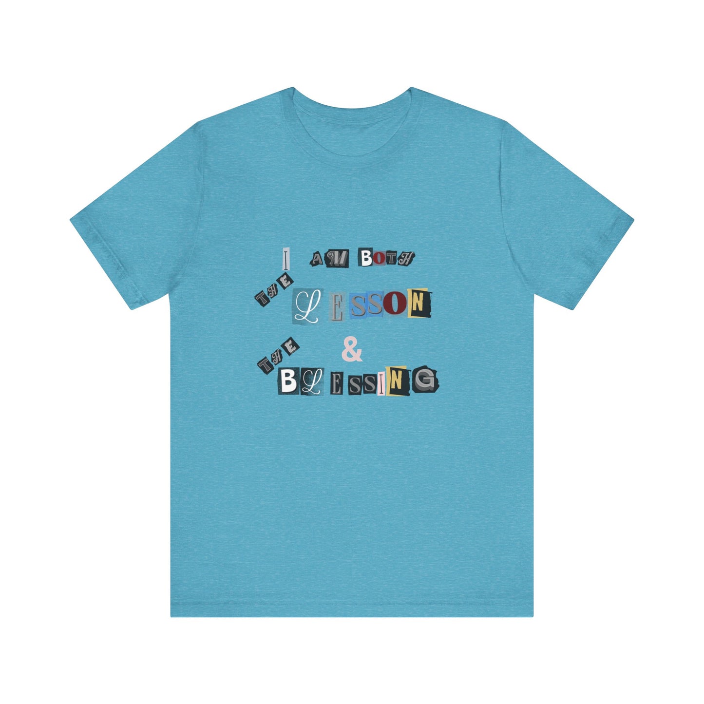 Power of Words Motivational Tee-- Lesson and Blessing