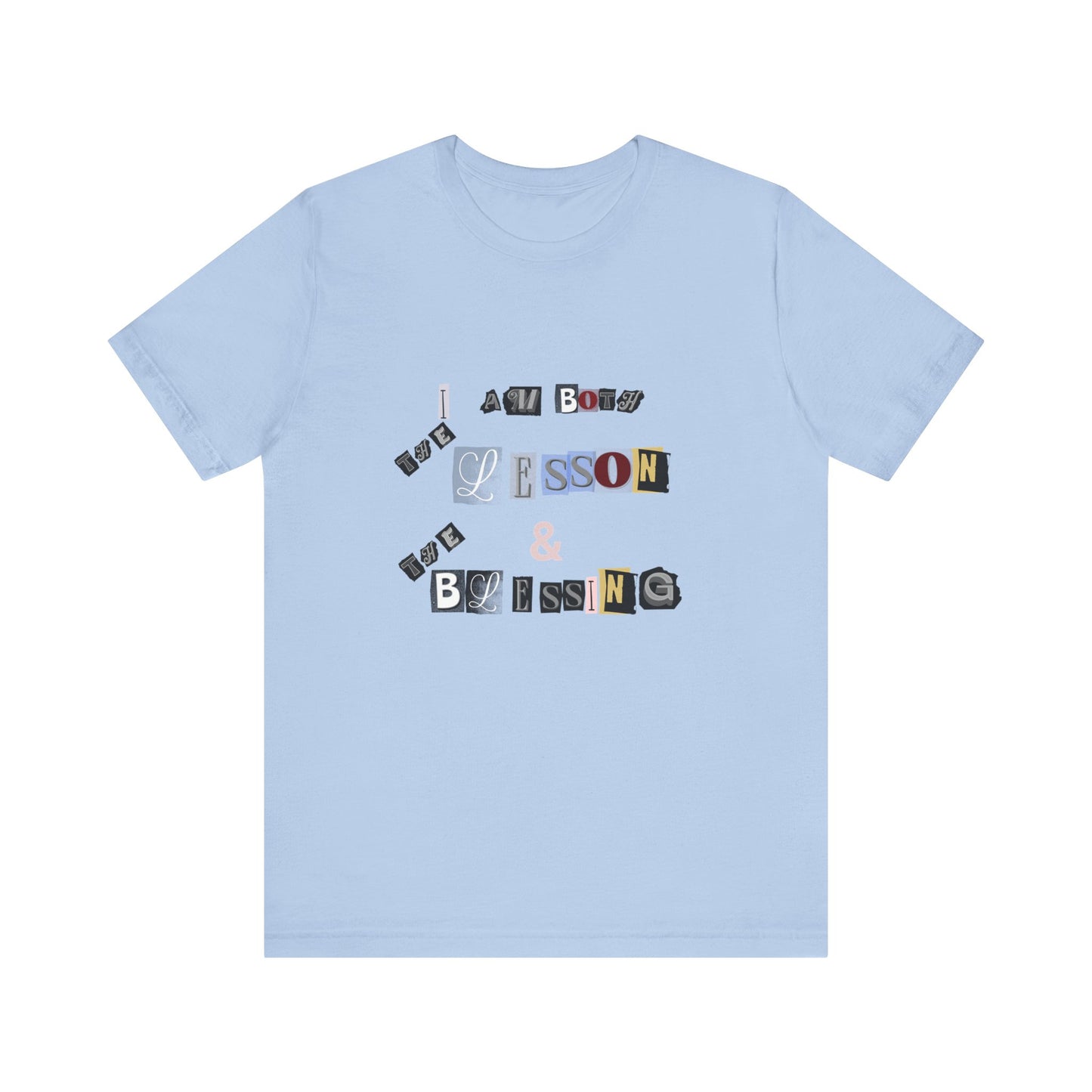 Power of Words Motivational Tee-- Lesson and Blessing