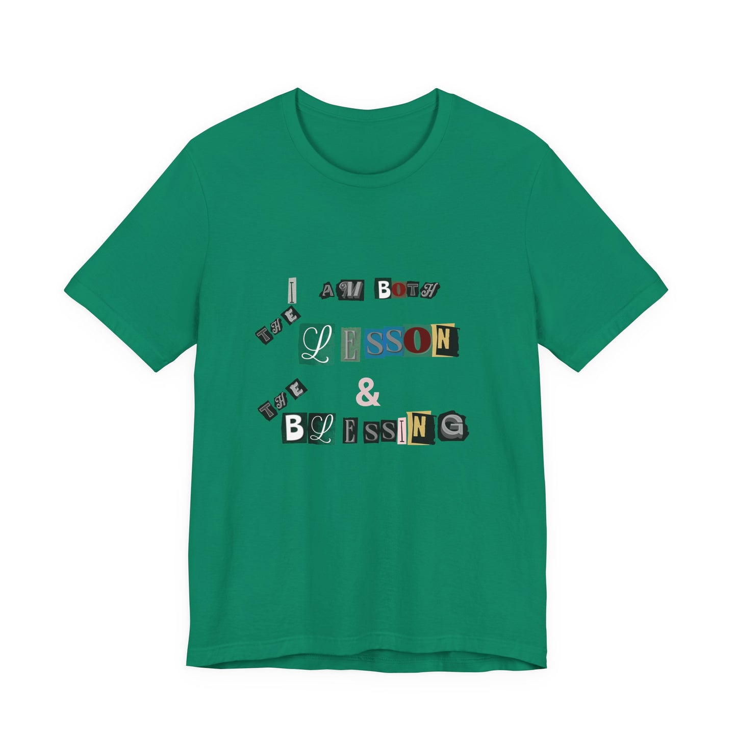 Power of Words Motivational Tee-- Lesson and Blessing