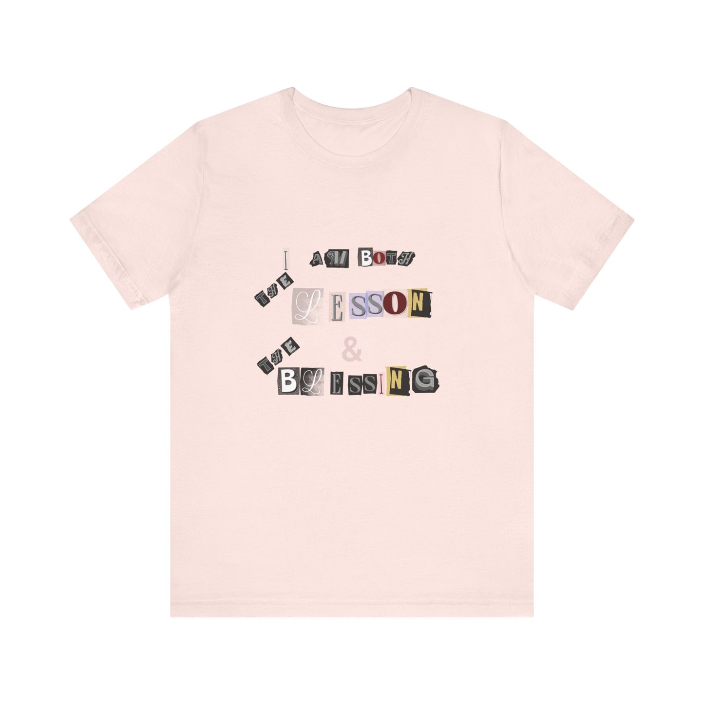 Power of Words Motivational Tee-- Lesson and Blessing