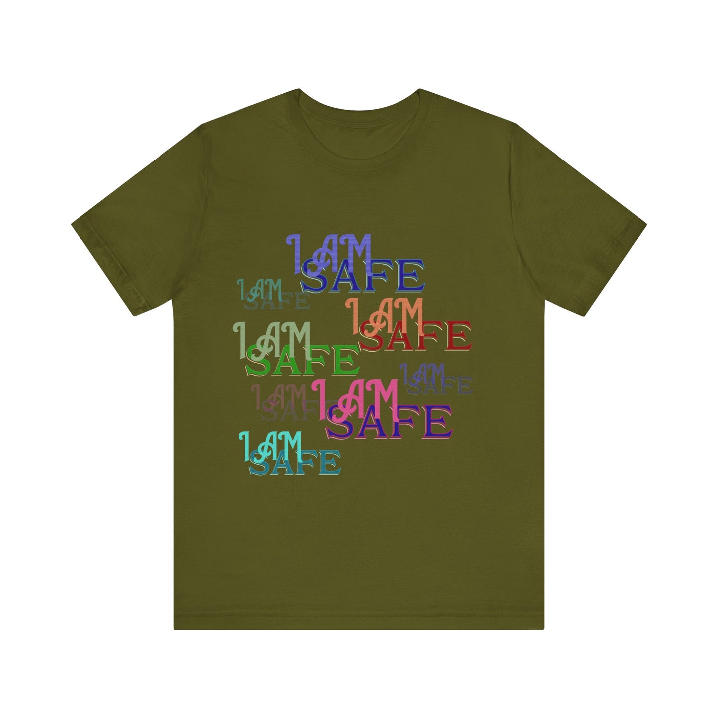 Motivational Tee: The Affirmations Collection -- I Am Safe