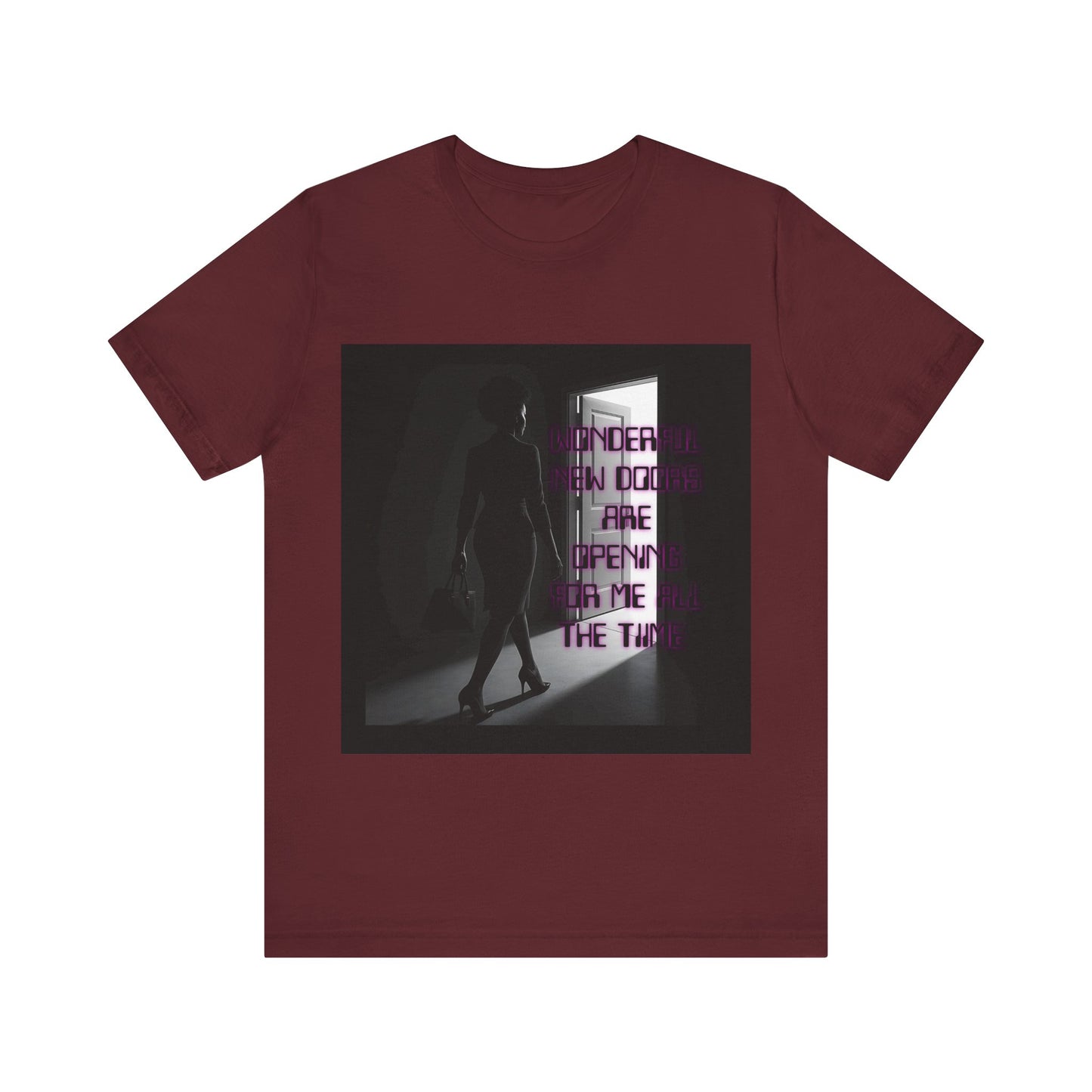 Motivational Tee: The Affirmations Collection -- New Doors