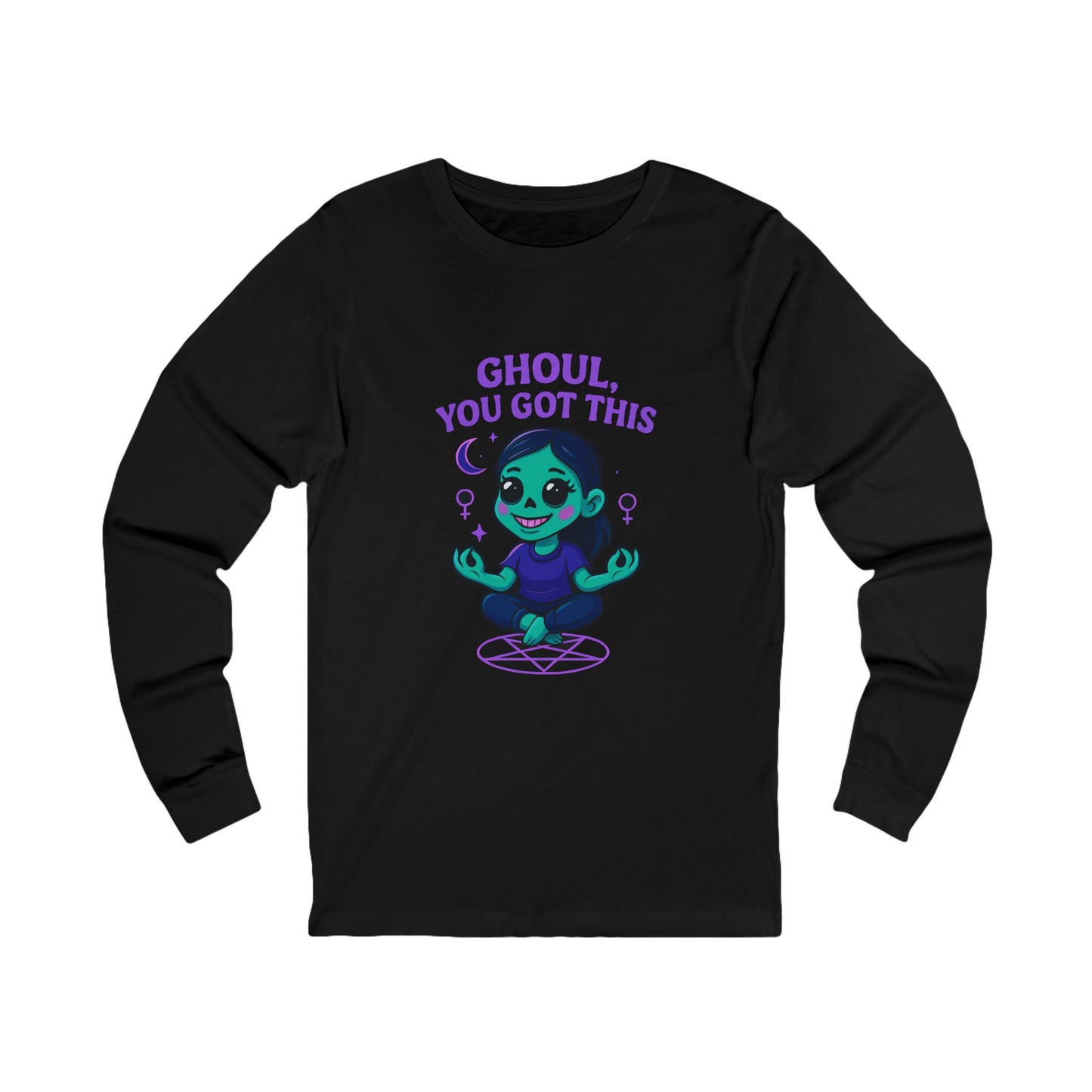 Ghoul You Got This Tee | Mental Health Halloween Unisex Jersey Long Sleeve Shirt