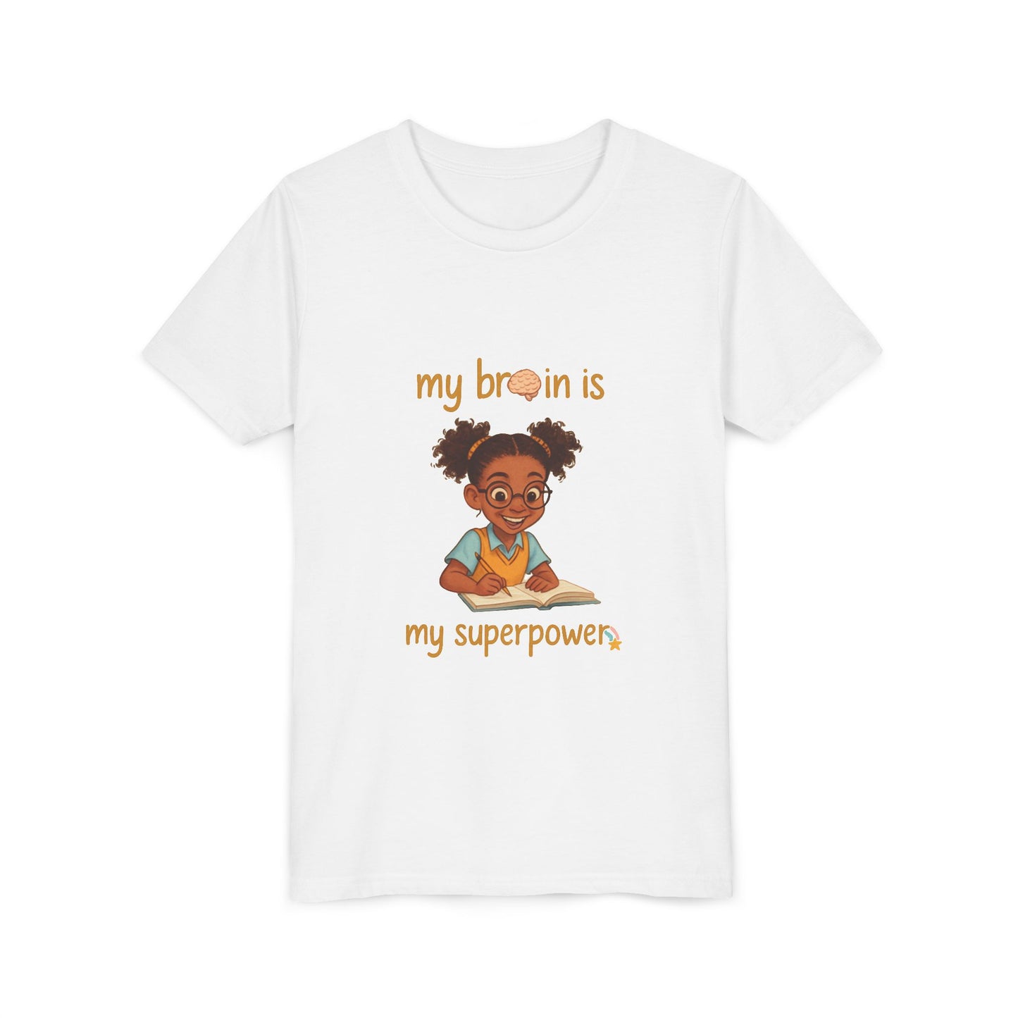 Youth Tee - Black Girl Empowerment Top, Confidence T-Shirt