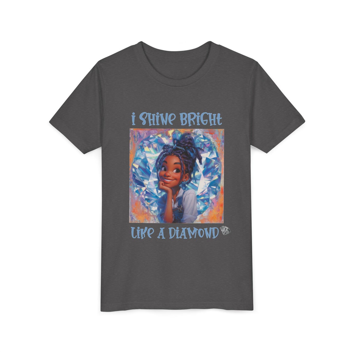 Youth Tee - Black Girl Empowerment Top, Confidence T-Shirt