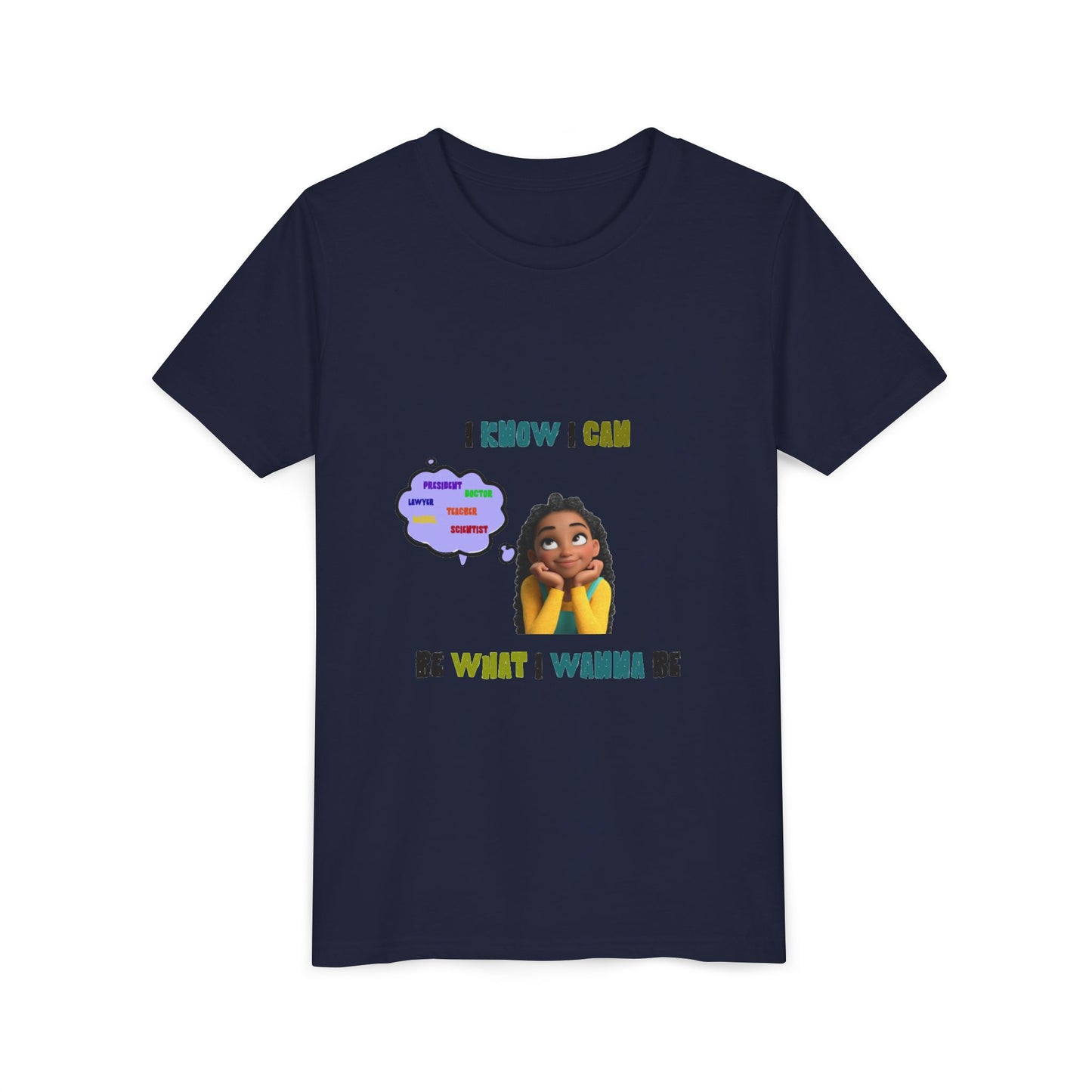 Juneteenth & Black History Month Youth Tee – Proud Black Girl Shirt