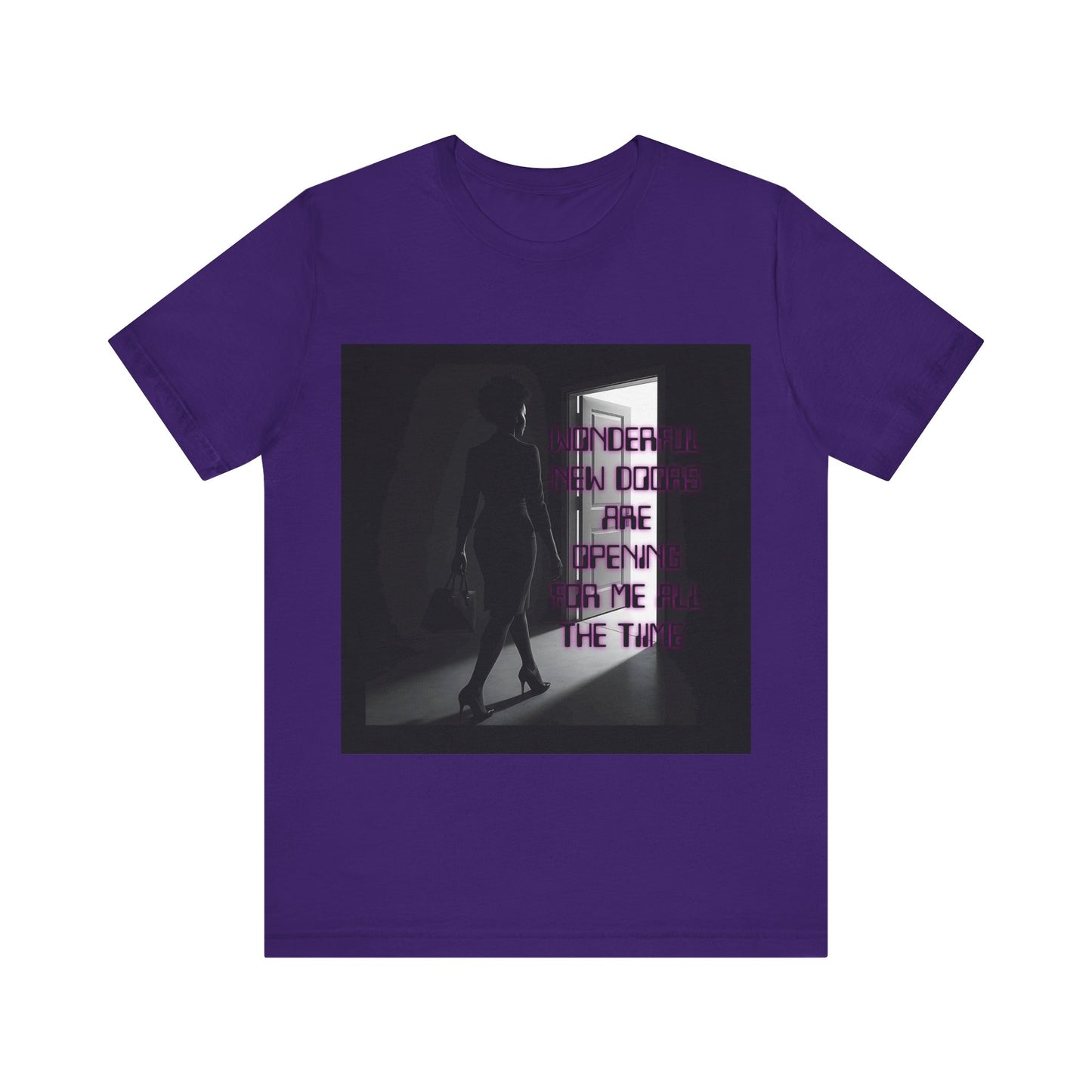 Motivational Tee: The Affirmations Collection -- New Doors