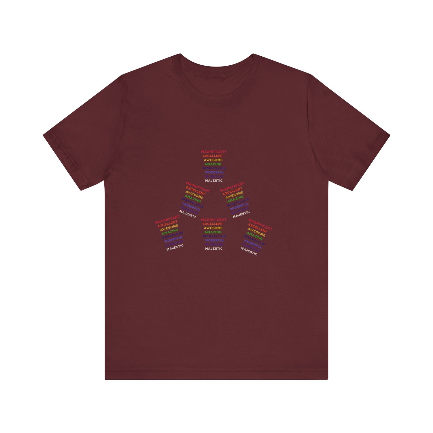 Power of Words Motivational Tee-- Magnificent