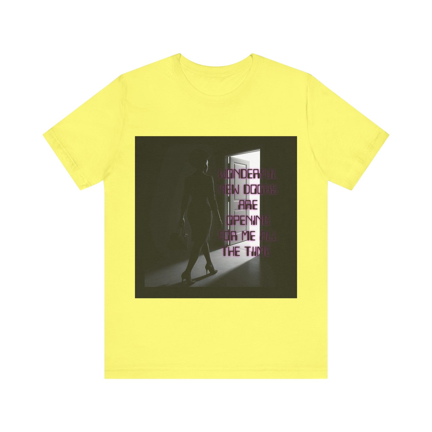 Motivational Tee: The Affirmations Collection -- New Doors