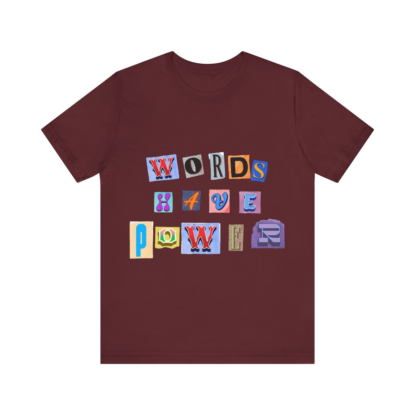 Power of Words Motivational Tee-- Words Have Power