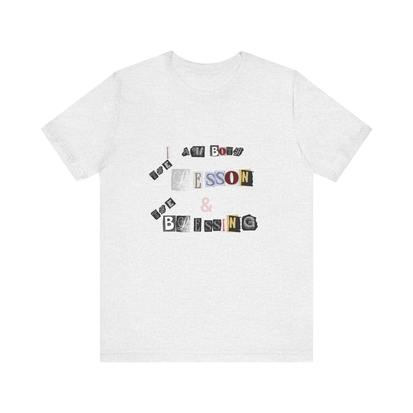 Power of Words Motivational Tee-- Lesson and Blessing