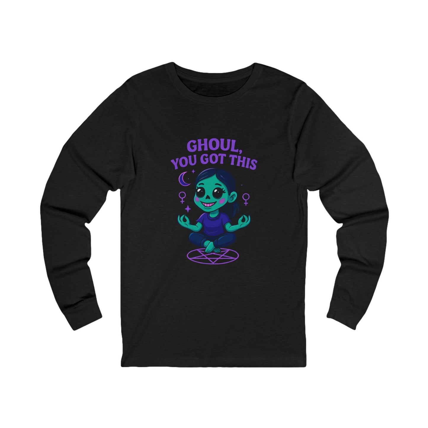 Ghoul You Got This Tee | Mental Health Halloween Unisex Jersey Long Sleeve Shirt