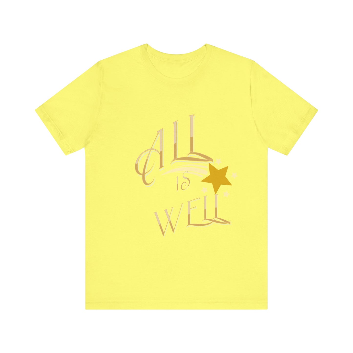 Motivational Tee: The Affirmations Collection -- All Is Well