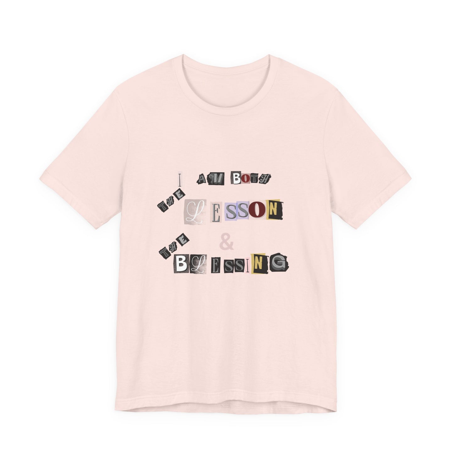 Power of Words Motivational Tee-- Lesson and Blessing