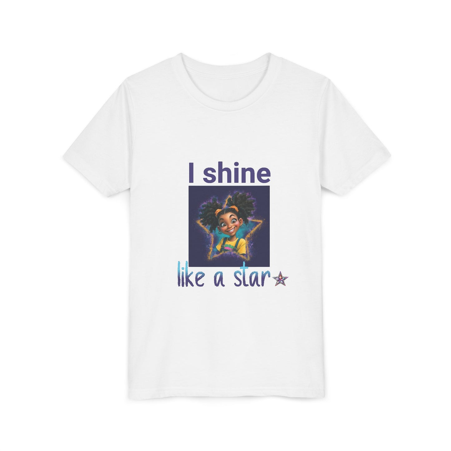 Youth Tee - Black Girl Empowerment Top, Confidence T-Shirt