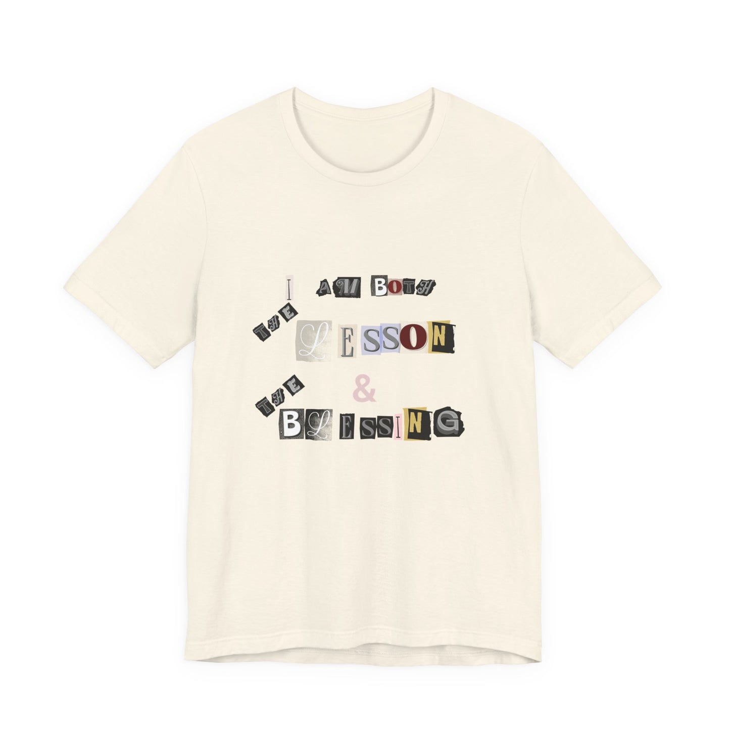 Power of Words Motivational Tee-- Lesson and Blessing