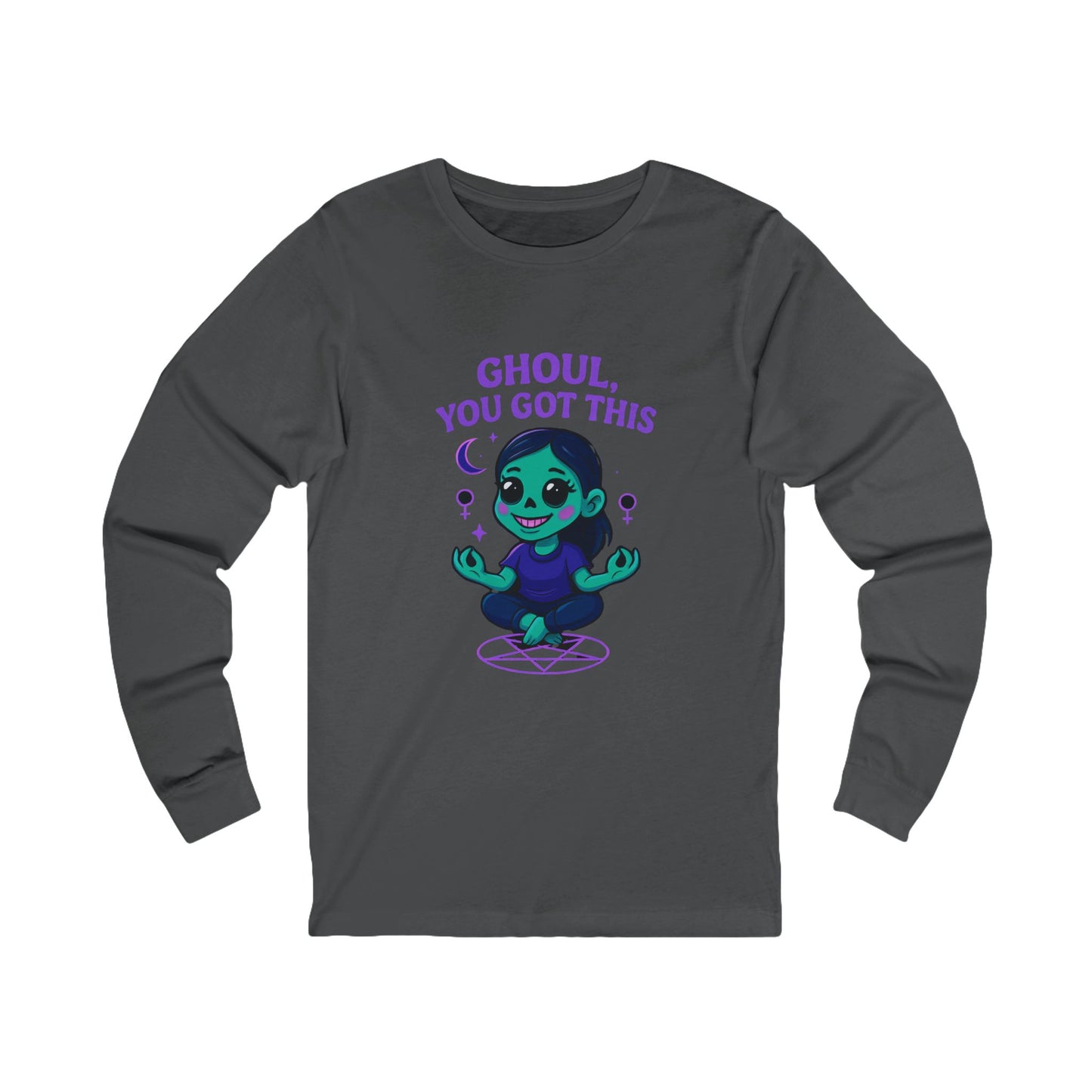 Ghoul You Got This Tee | Mental Health Halloween Unisex Jersey Long Sleeve Shirt
