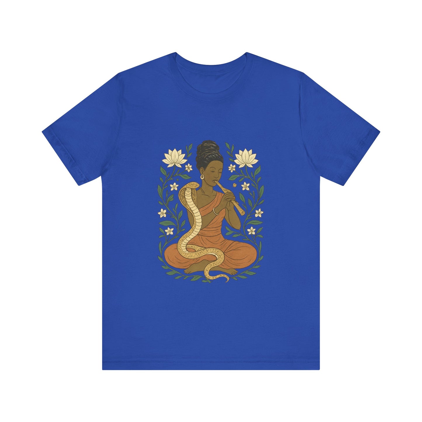 🐍 Snake Charmer Meditative Tee – Flow. Transform. Align.