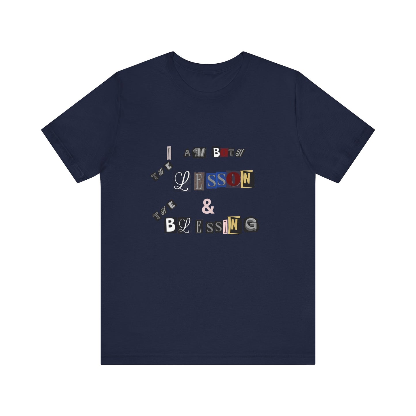 Power of Words Motivational Tee-- Lesson and Blessing