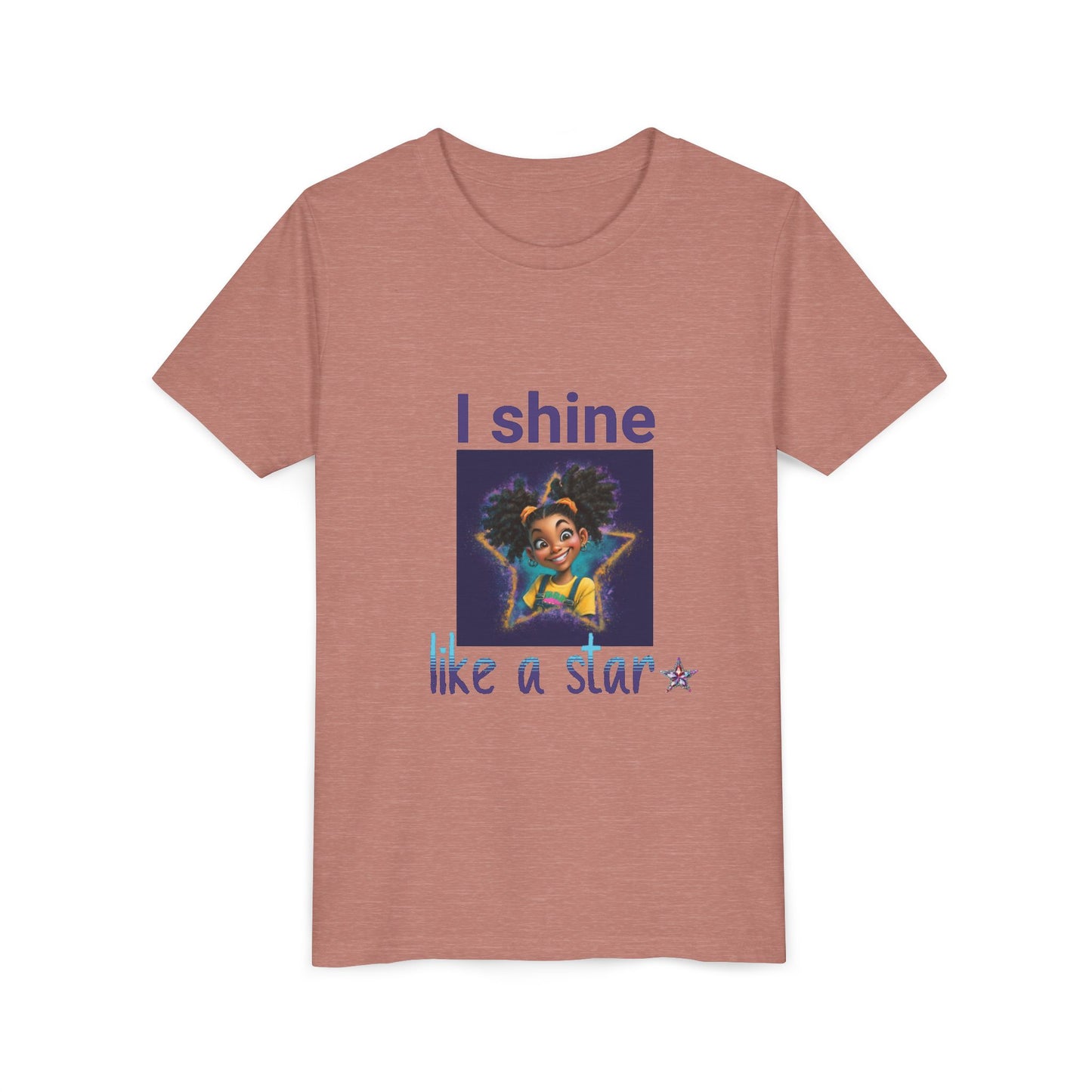 Youth Tee - Black Girl Empowerment Top, Confidence T-Shirt