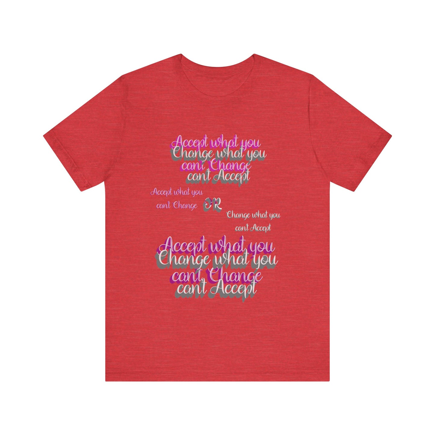 Power of Words Motivational Tee- Acceptance
