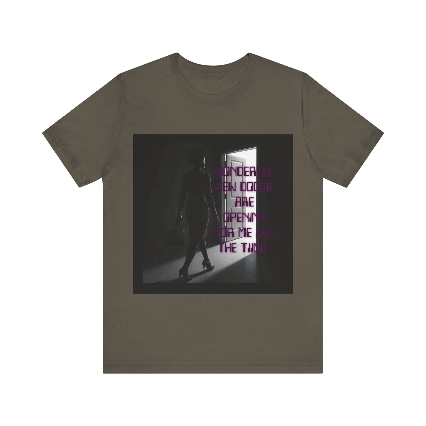 Motivational Tee: The Affirmations Collection -- New Doors