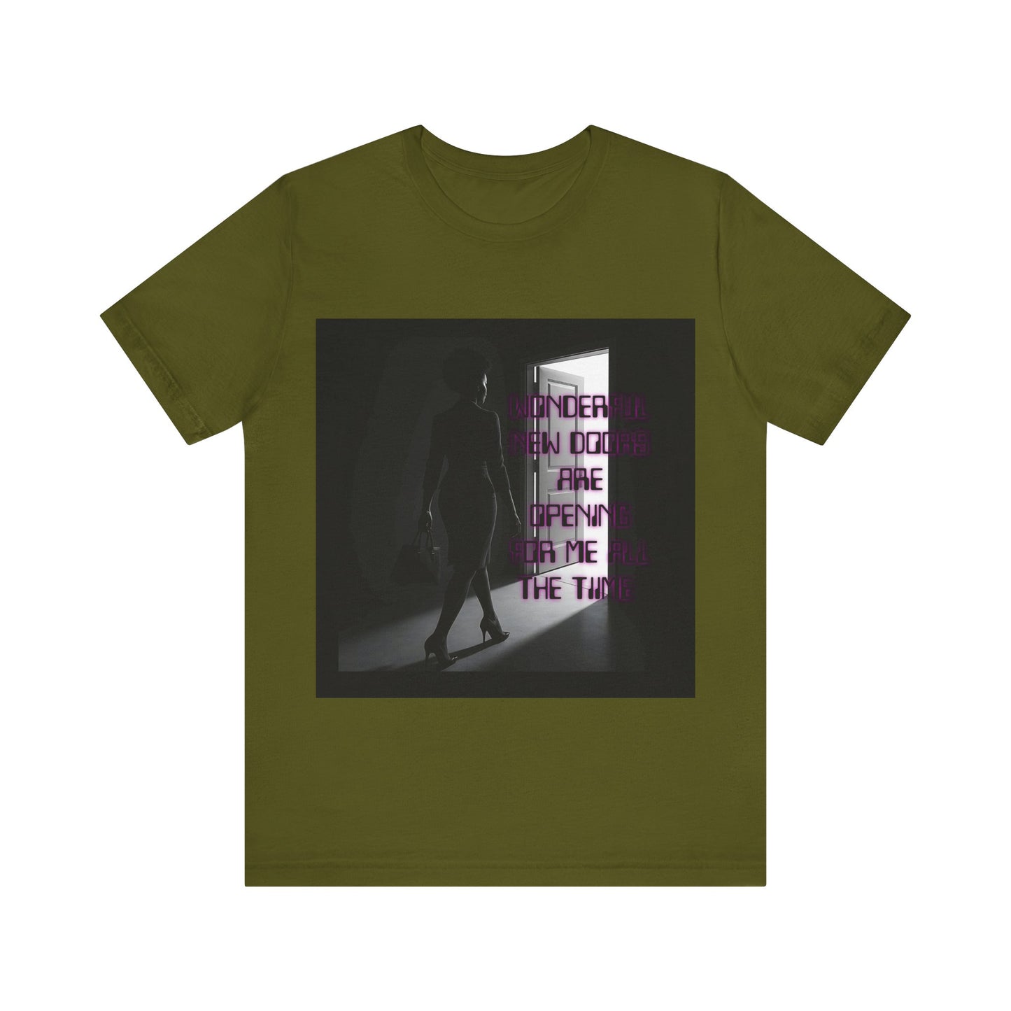 Motivational Tee: The Affirmations Collection -- New Doors