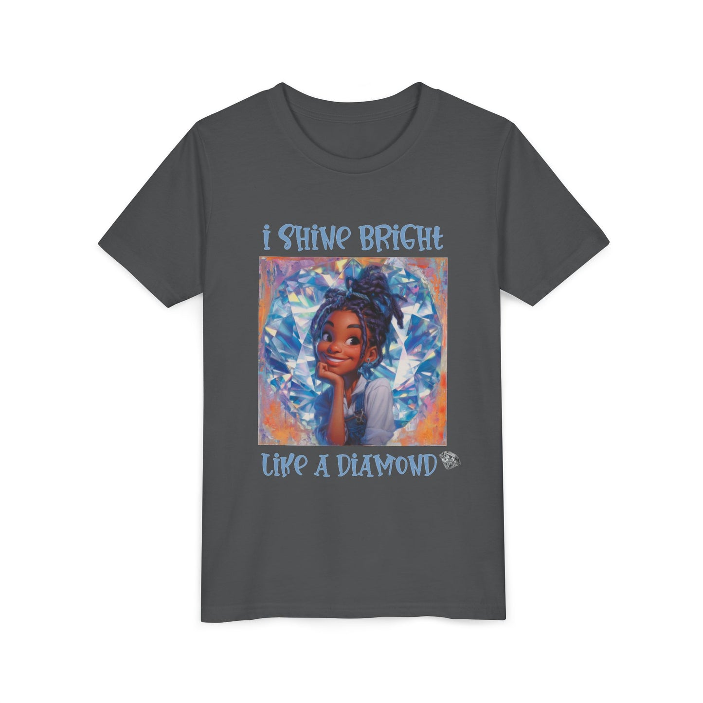 Youth Tee - Black Girl Empowerment Top, Confidence T-Shirt